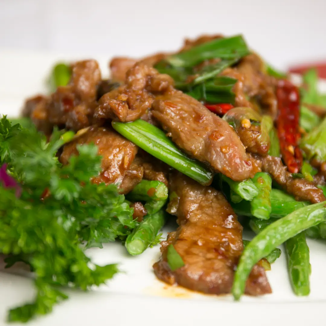 Hunan Beef at New China Royal Restaurant，a Chinese Restaurant in Williamsport