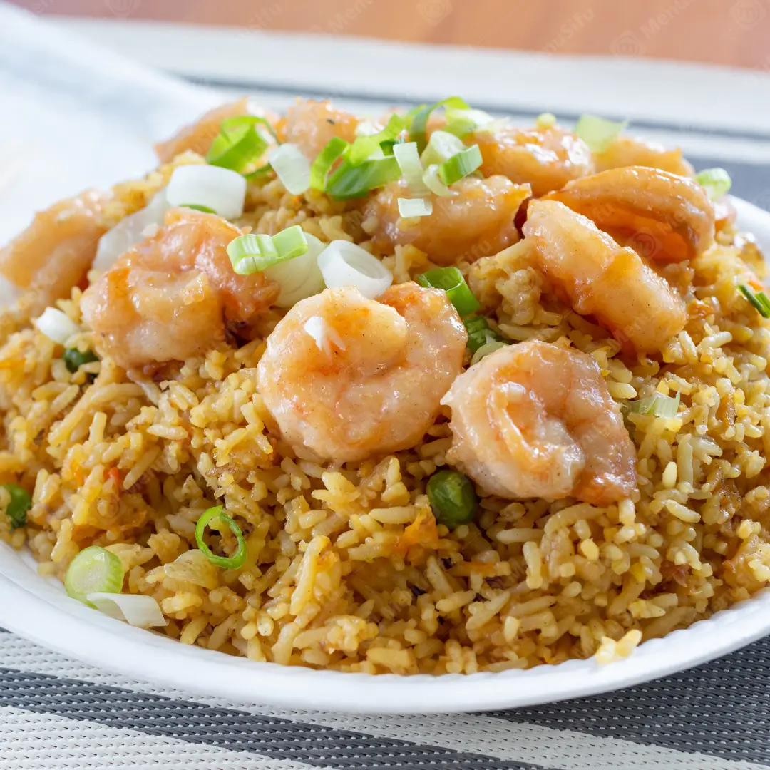 shrimp fried rice at New China Royal Restaurant，a Chinese Restaurant in Williamsport